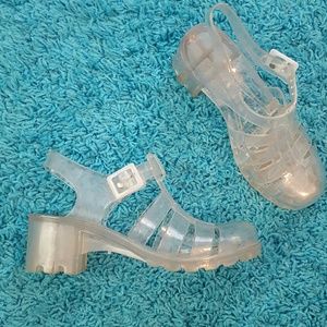 90s Clear jelly shoes sandals